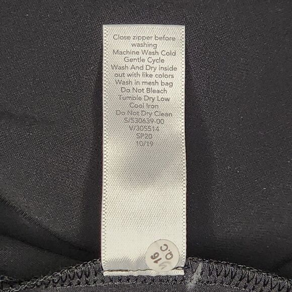 Athleta Womens 12 Metropolis Joggers Drawstring w/ Back Zipper Pocket Black - Picture 10 of 14